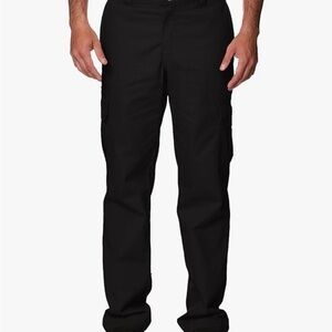 Dickies Men's Regular Straight Stretch Twill Cargo Pant, Black